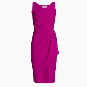 New Chiara Boni La Petite Robe Charisse Ruffle Cocktail Dress Size 4
